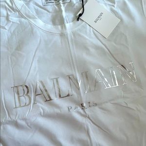 Balmain man no sleeve shirt BRAND NEW WITH BAG AND TAGS